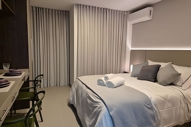 Studio Novo em Moema - Shopping Ibirapuera e Metrô