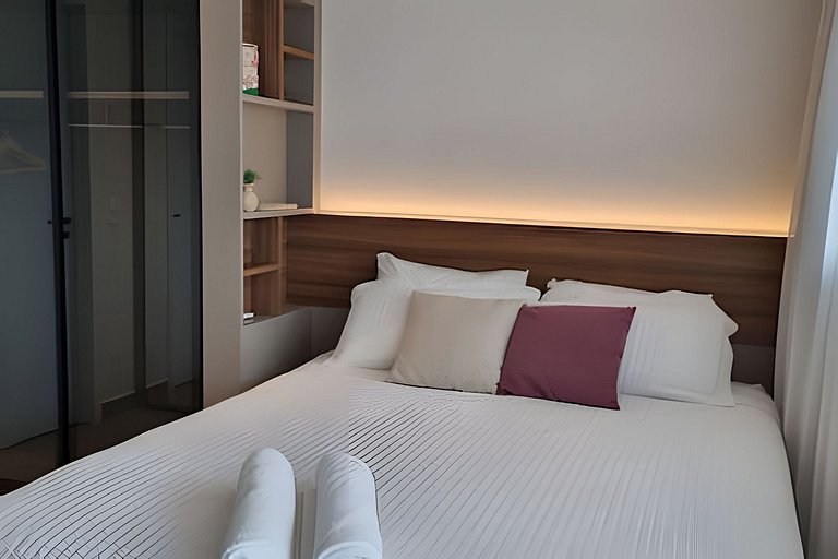 Studio Jardins - Ótima Localização e Conforto
