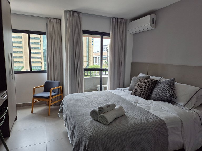 Studio Novo em Moema - Shopping Ibirapuera e Metrô