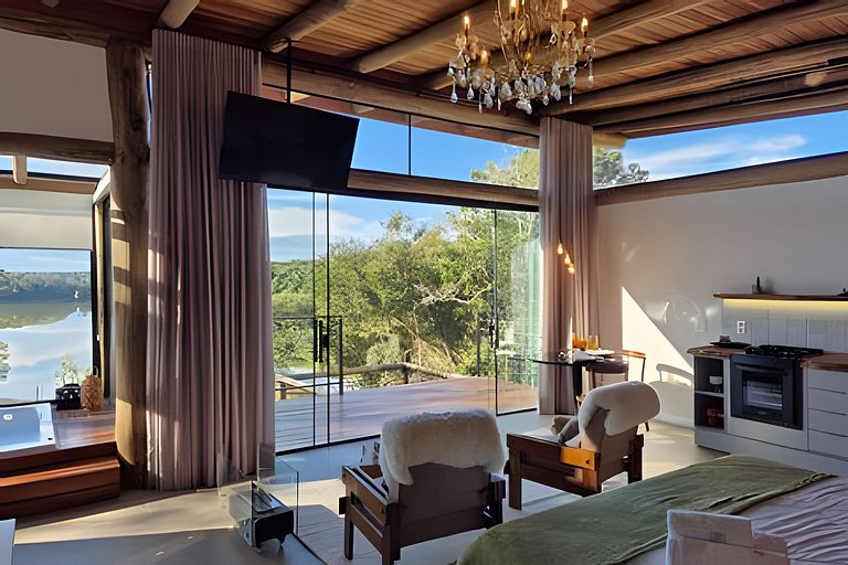 Refúgio dos Sonhos na Represa